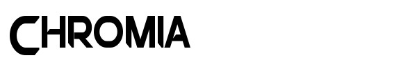 Chromia font preview